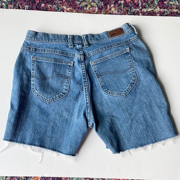 Lee Pants - - Lee high rise cut off denim jean shorts size 6